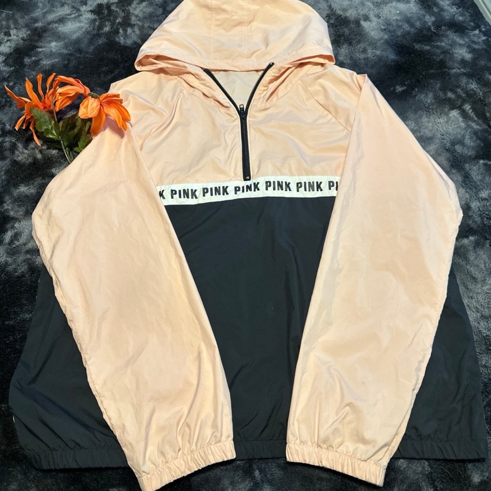 VS/PINK Quarter Zip Windbreaker!!!